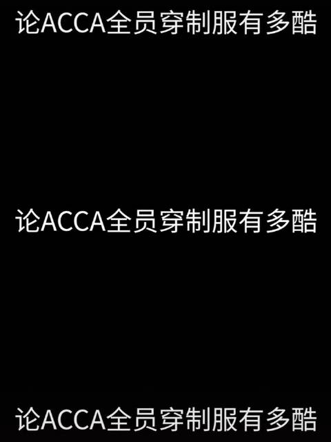 ACCA13区监察课